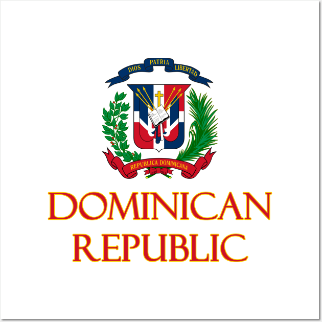 Dominican Republic - Coat of Arms Design Wall Art by Naves